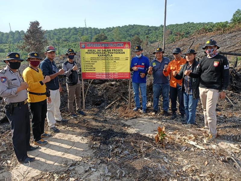 Sebabkan Karhutla di Kawasan TNTN, JN Digelandang ke Polres Pelalawan