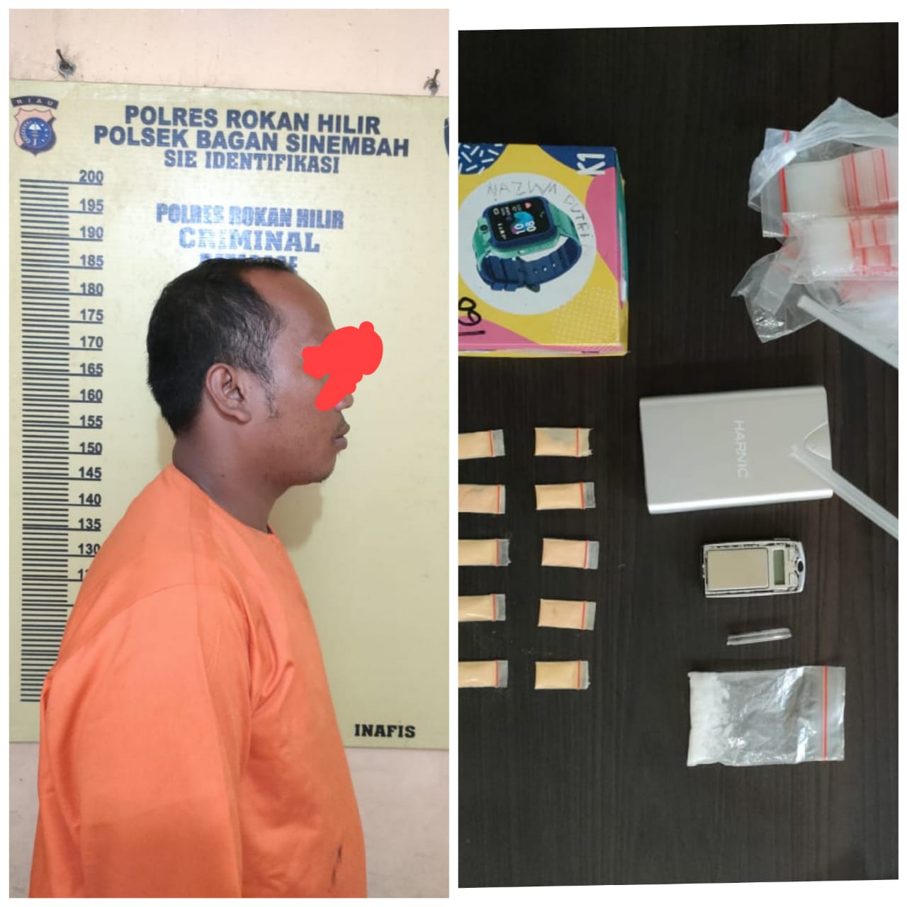 Warga Aek Kanopan Di Tangkap, Polisi Sita Sabu dan Serbuk Ekstasi