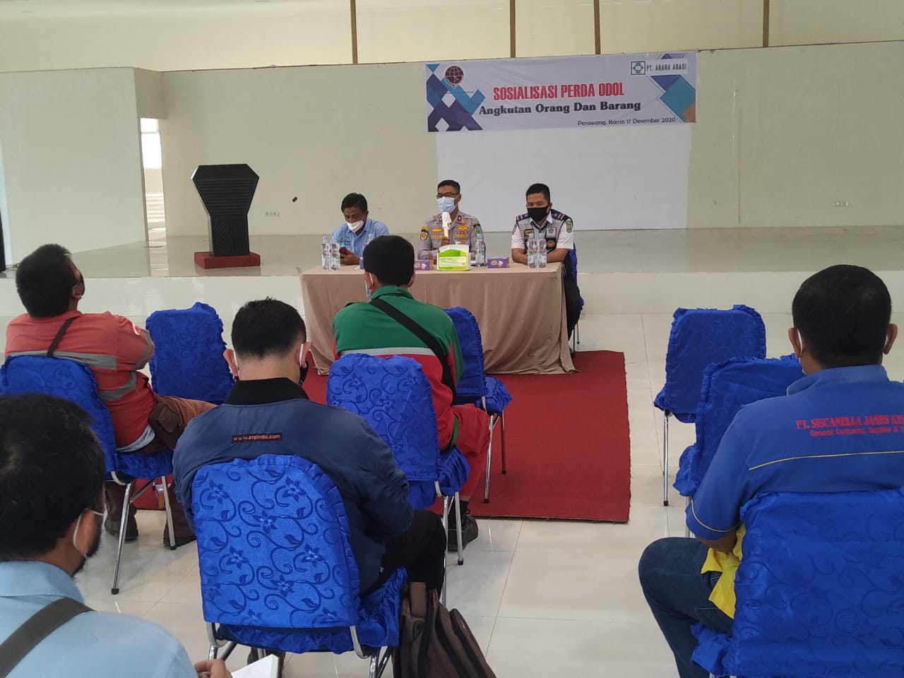 Sosialisasi Angkutan barang dan Angkutan Manusia, Hanya 30 Mitra Kerja PT IKPP Yang Hadir