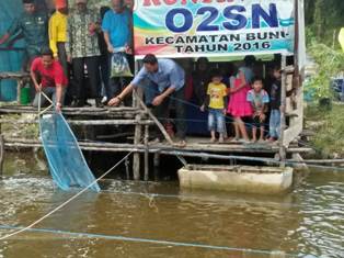 Kelompok Tani Sagaria Lestari Panen Ikan Perdana, Ini Jumlah Yang Dihasilkan