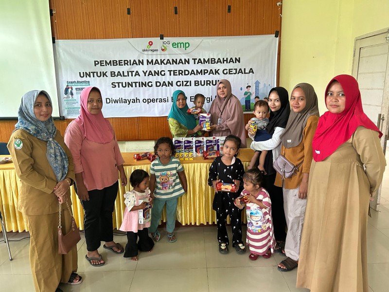 Lewat Program Sosial Berkelanjutan, EMP Energi Riau Bantu Atasi Stunting  
