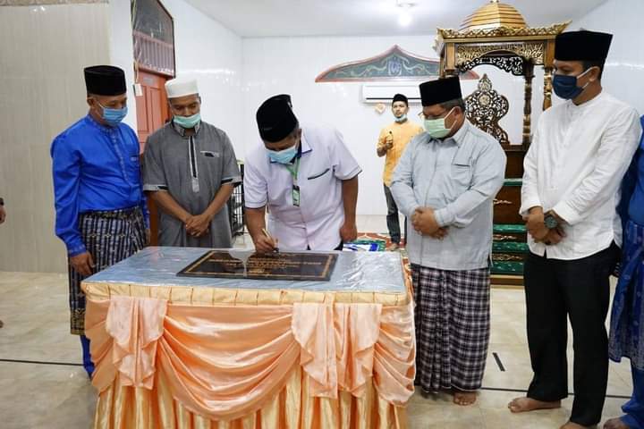 Resmikan Masjid Al Kautsar, Alfedri: Fungsikan Untuk Edukasi Penerapan Prokes Covid-19