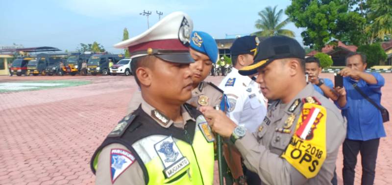 Apel OPS Muara Takus 2019, Kapolres Paparkan Keselamatan Lalu Lintas