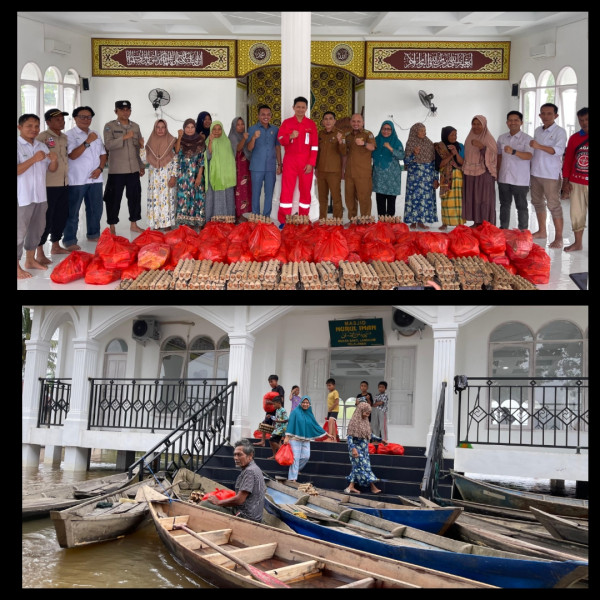 Peduli Korban Banjir, EMP Bentu Limited Gerak Cepat Salurkan Bantuan di Kecamatan Langgam