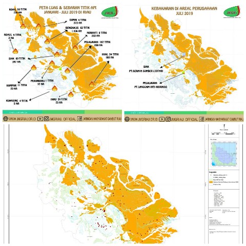 Kabut Asap Kembali Kepung Riau, Kata JMGR Ini Perusahaan Penyumbangnya