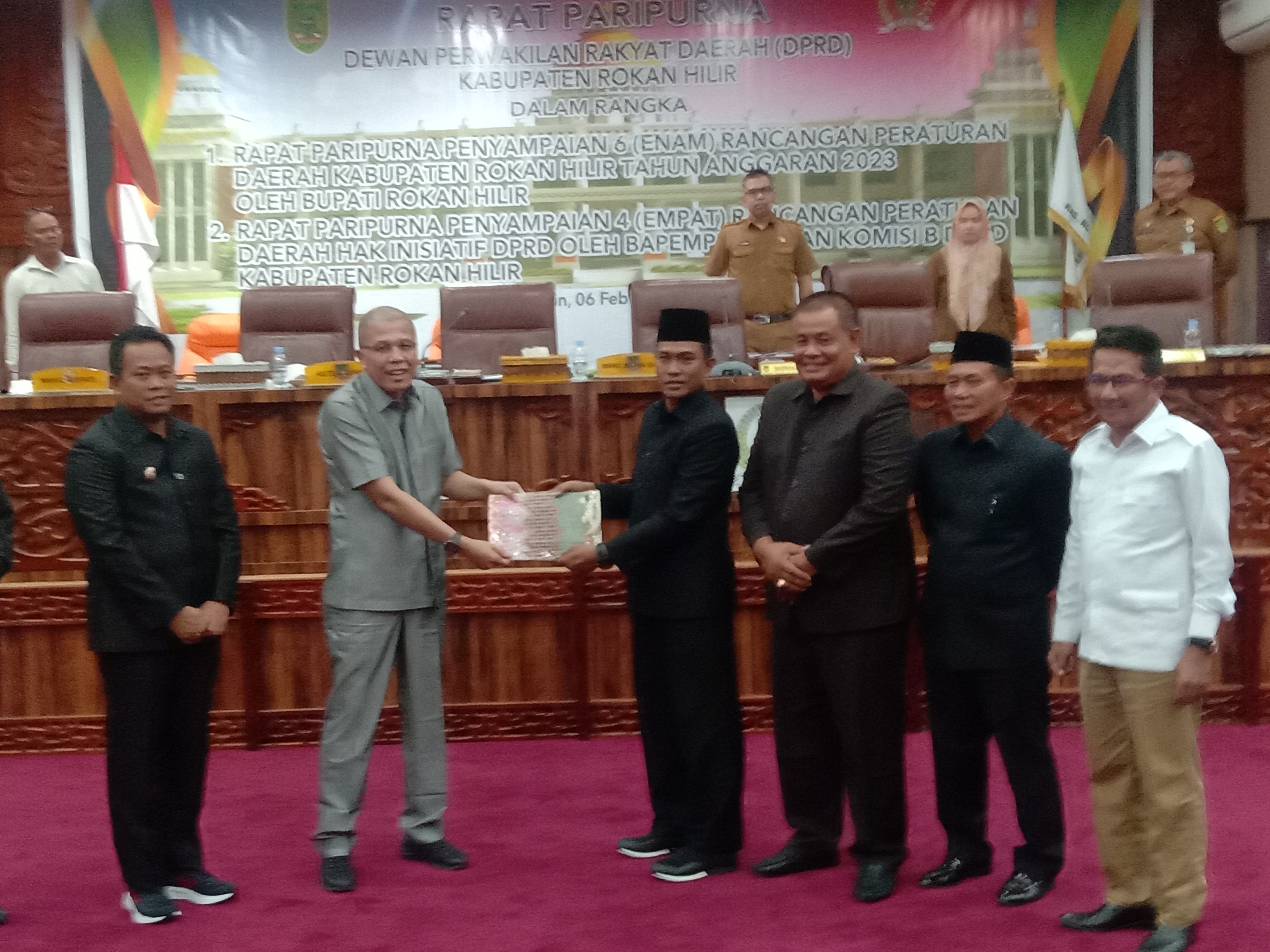 DPRD Rohil Gelar Paripurna, Bupati sampaikan 6 Ranperda  & 4 Ranperda Inisiatif Dewan