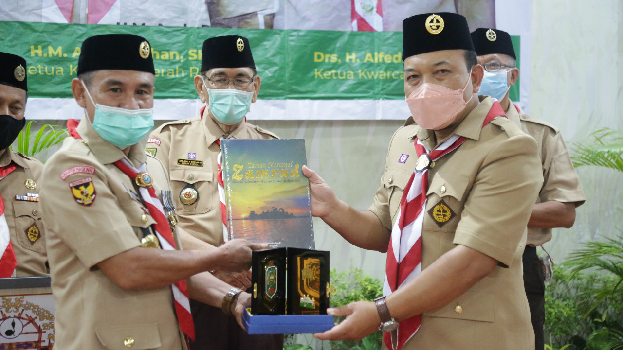 Tiga Kwarcab di Siak Berhasil Raih Penghargaan Gugus Depan Terbaik Ramah Lingkungan Regional Sumatra