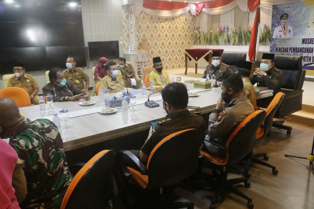 Alfedri Buka Musrenbang Rancangan RPJMD Kabupaten Siak Tahun 2021-2026