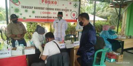 Dinkes Siak Lakukan Rapid Test Covid-19 Terhadap 145 PPDP di Kandis