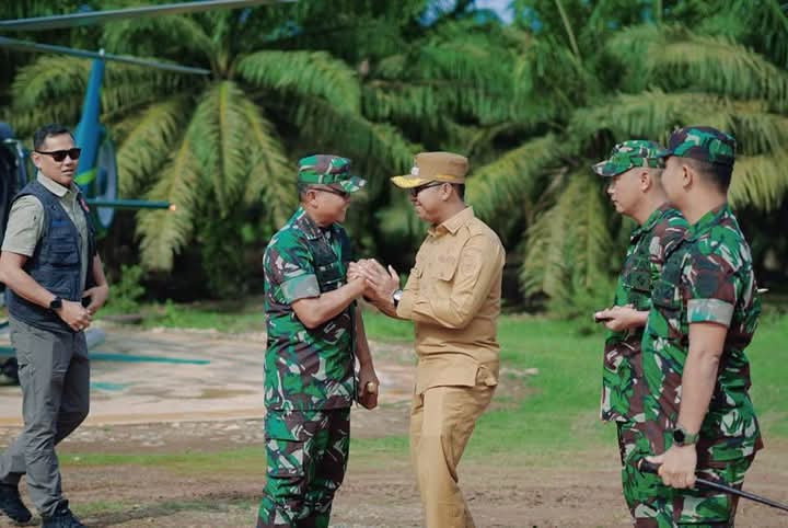 Wabup Jhony Charles Sambut Kunker Pangdam I Bukit Barisan dan Danrem Wira Bima