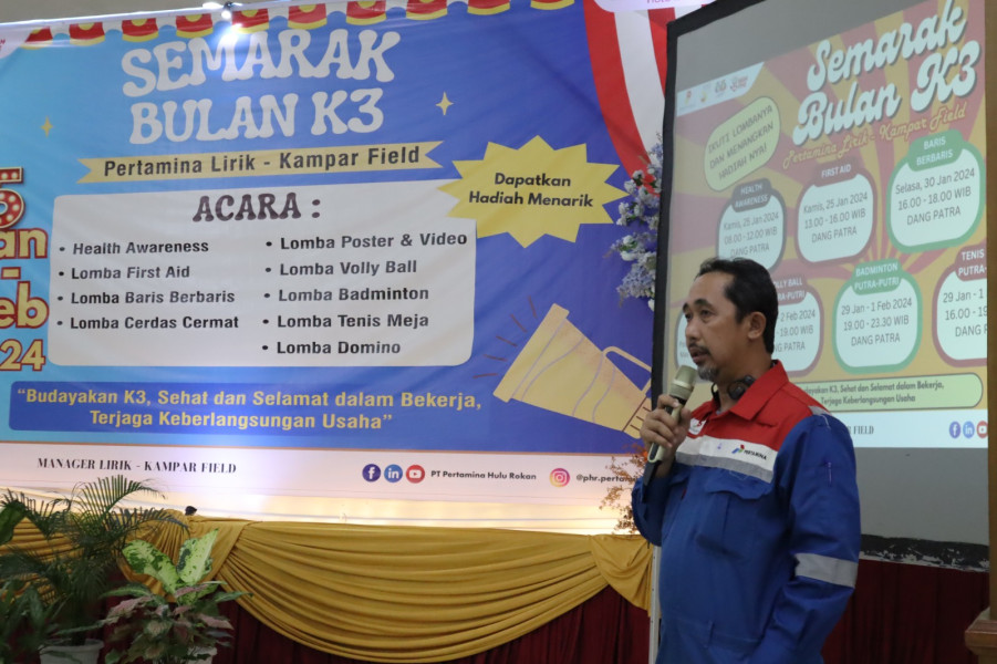 Peringatan Bulan K3 Momentum PEP Lirik-PHE Kampar Tingkatkan Kesadaran Pekerja