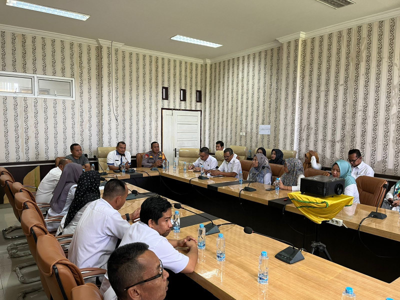 Jelang Pelantikan Anggota DPRD Rohil Terpilih 2024, Koordinasi Persiapan Pengamanan