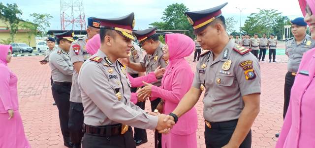 Kapolres Rokan Hilir: Kenaikkan Pangkat Merupakan Prestasi Dan Motivasi