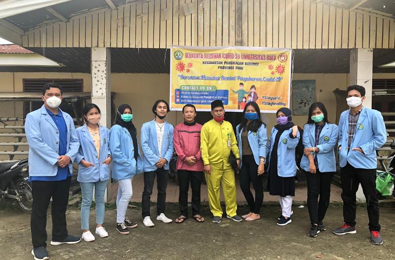 Rangkaian Kegiatan Tim Kukerta Relawan Covid-19 UNRI di Kecamatan Pangkalan Kerinci