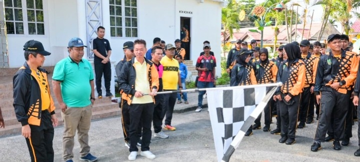 Target Juara Umum, Bupati Rohil  Lepaskan 104 Peserta Popda Riau Ke XVI