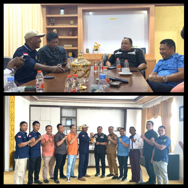 Silaturahmi ke DPRD, DPRD Pelalawan Siap Bersinergi dan Siap Dukung Penuh Program PWI Pelalawan
