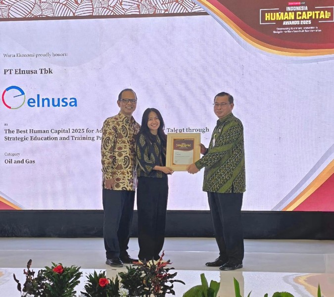 Elnusa Raih The Best Human Capital 2025 untuk Inisiatif Pengembangan Talenta Energi di Era Transformasi Digital  