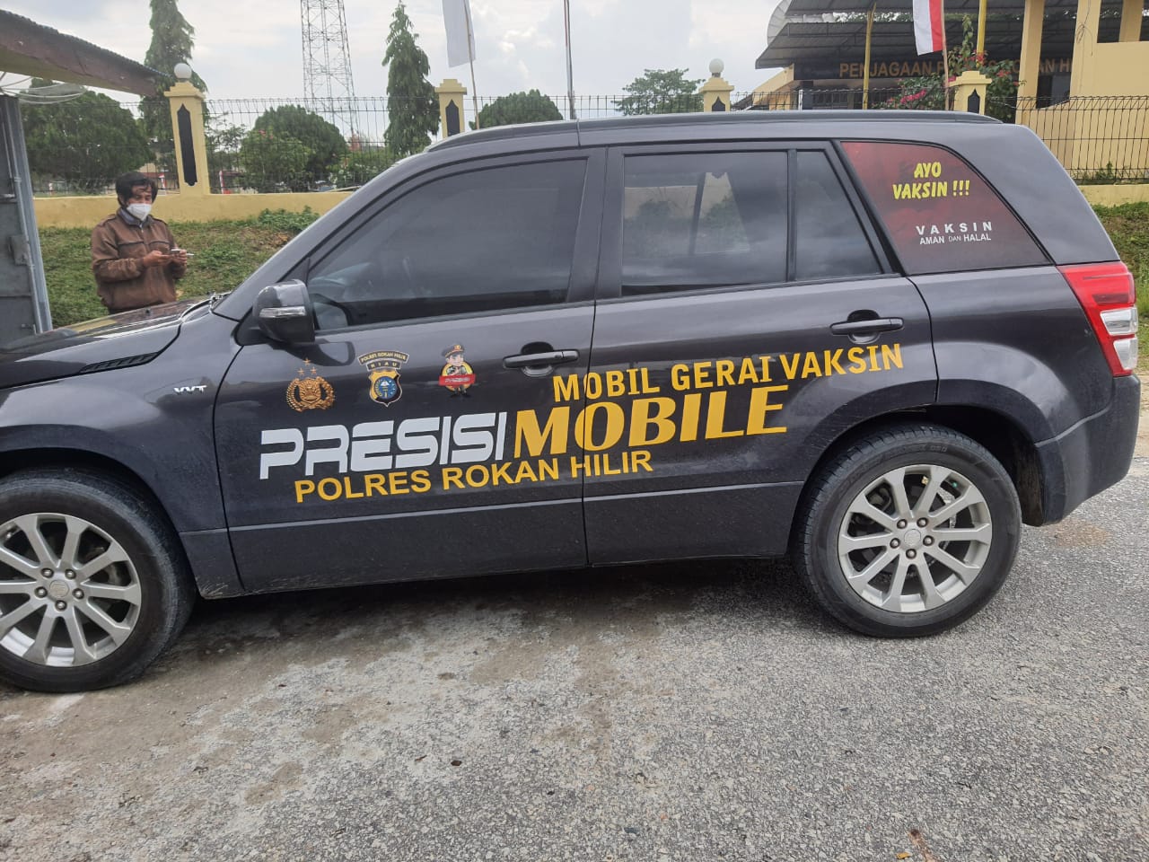 Akselerasi Percepatan Vaksinasi, Begini dilakukan Polres Rohil