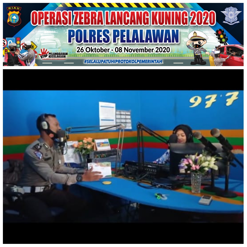 Polisi Sapa Warga Lewat Radio Batara