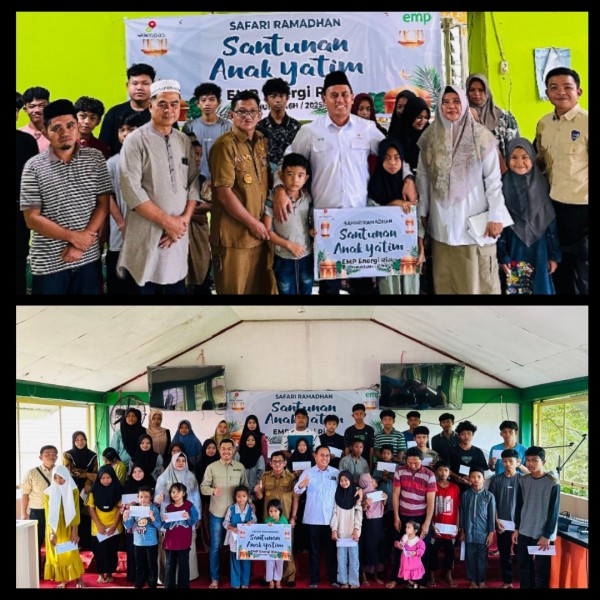 PT EMP Energi Riau Santuni Ratusan Anak Yatim di Indragiri Hulu dan Pelalawan