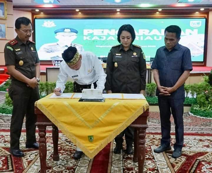 Ketua DPRD Rohil Maston Sambut  Agenda Kajati Riau