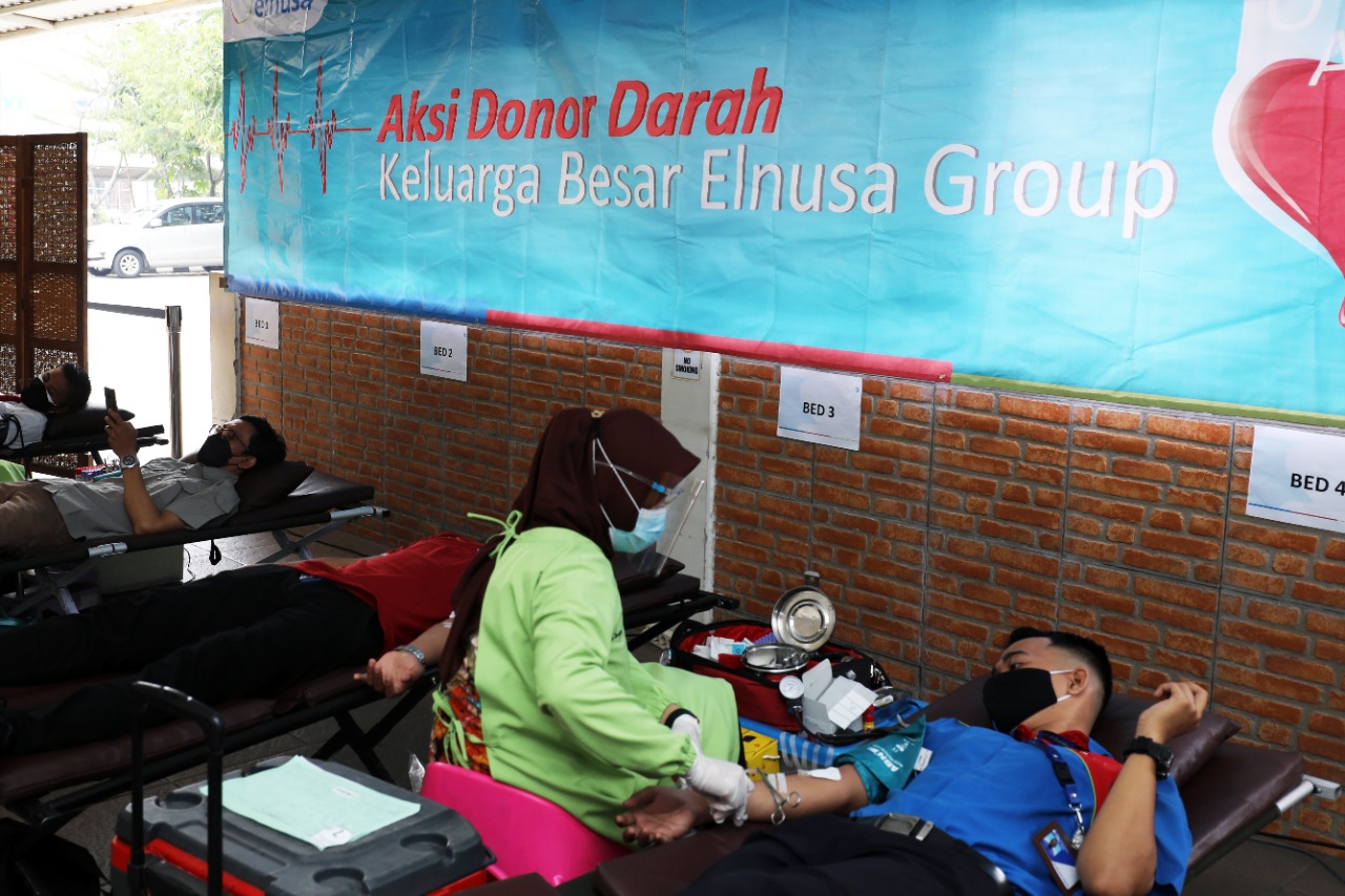 Bekerjasama Dengan PMI, Elnusa Gelar Aksi Kemanusiaan Donor Darah