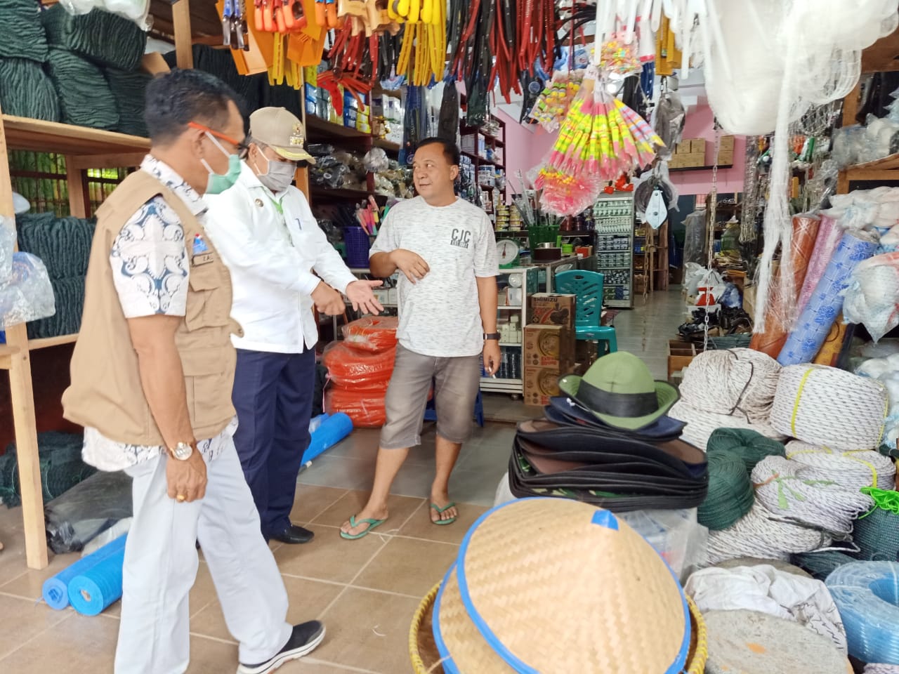 Pastikan Prokes Berjalan, Alfedri Sidak ke  Pasar Tuah Serumpun Perawang