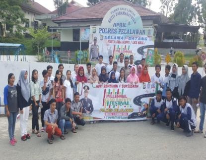 Diikuti Kaum Milenial Pelalawan, Satlantas Pelalawan Gelar Lomba Graffiti