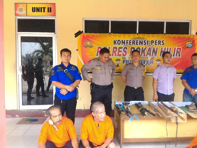 Polres Rokan Hilir Tangani Dua Kasus Karhutla, Ini Penjelasannya
