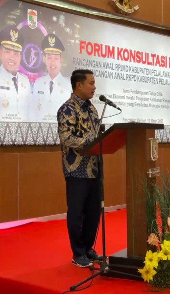 Wakil Bupati Pelalawan Resmi Buka Konsultasi Publik RPJMD dan RKPD