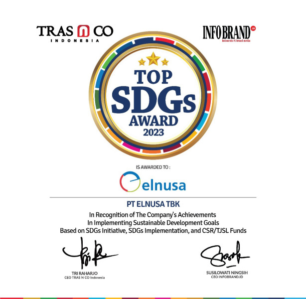 Konsisten Jalankan SDGs, Elnusa Raih TOP SDGs Award 2023