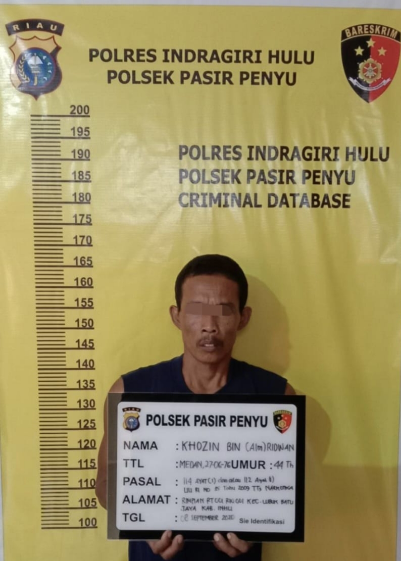 Kantongi Sabu, Warga LBJ Diringkus Polsek Pasir Penyu