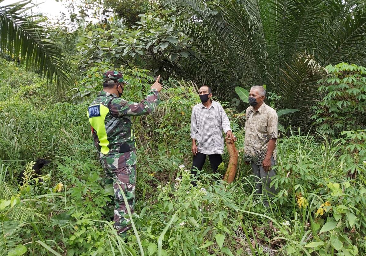 Koptu Deddy Harianto Beri Pemahaman Masyarakat Agar Tidak Membakar