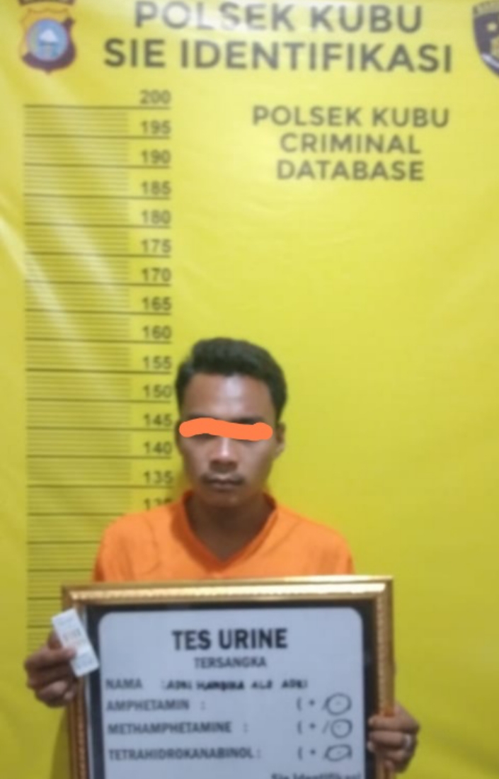 Polsek Kubu Tangkap Penjual Shabu