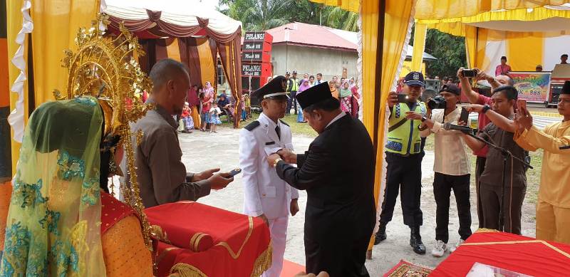 Lantik PJ Penghulu Labuhan Papan, Jamiludin Berharap Masyarakat Tetap Kompak