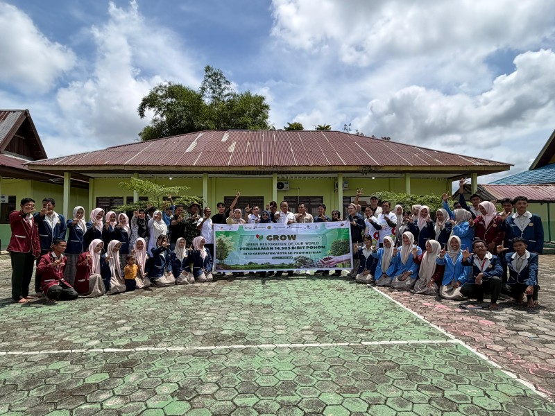 SKK Migas dan EMP Group Tanam Ribuan Pohon di Wilayah Hulu Migas Riau