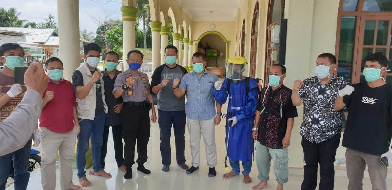 PT Musim Mas Lakukan Penyemprotan Disifektan di 15 Titik Pasilitas Umum