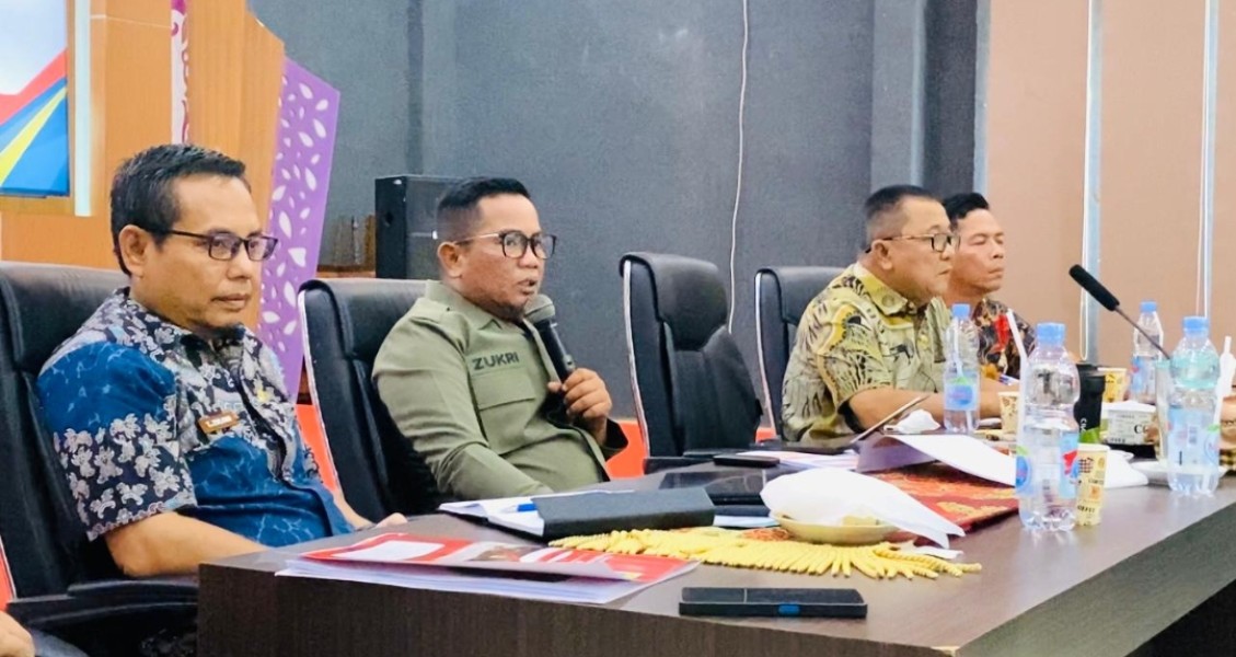 Pimpin Rapat Program Prioritas RPJMD 5 Tahun Kedepan, H Zukri Tegaskan Kolaborasi Lintas Sektor