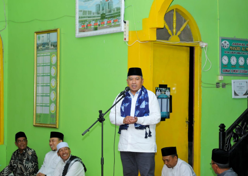 Safari Ramadhan Pemkab Siak di Lubuk Umbut, Alfedri: Kita Terus Berbenah Dalam Infrastruktur