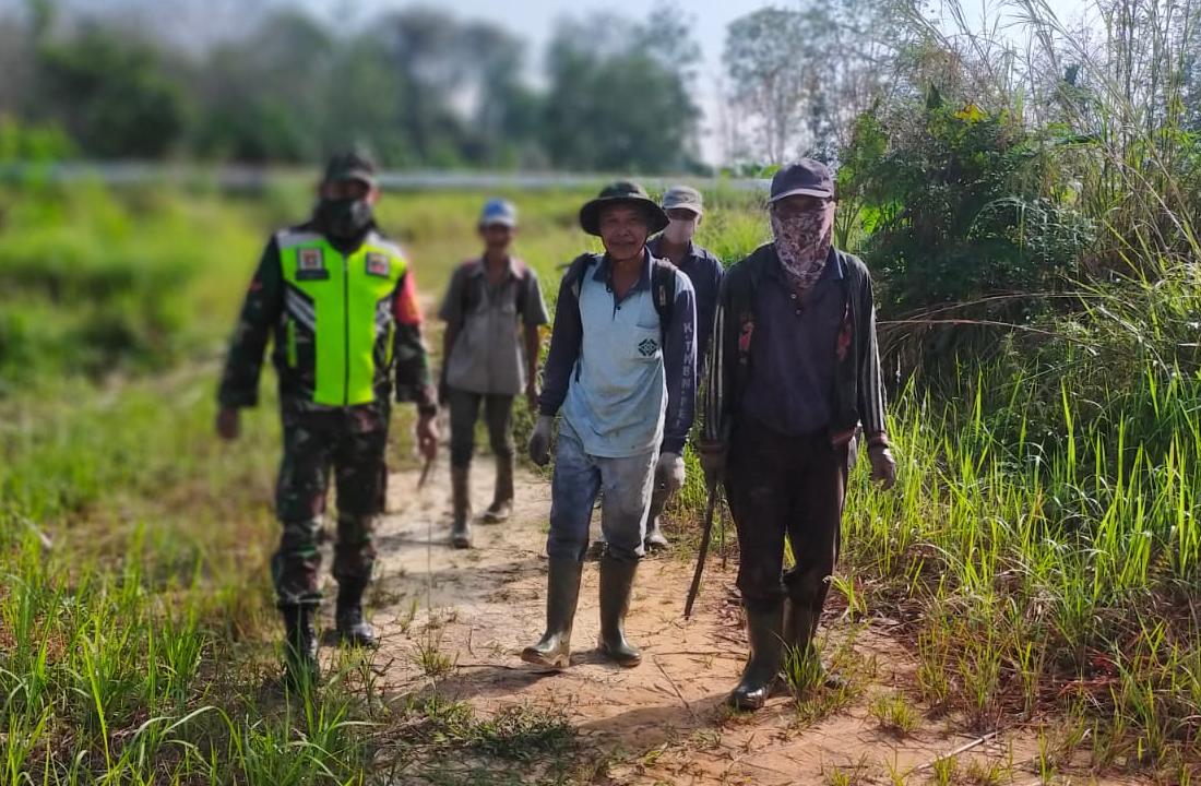 Kopda Wahyudin Ingatkan Warga Jangan Melakukan Karhutla