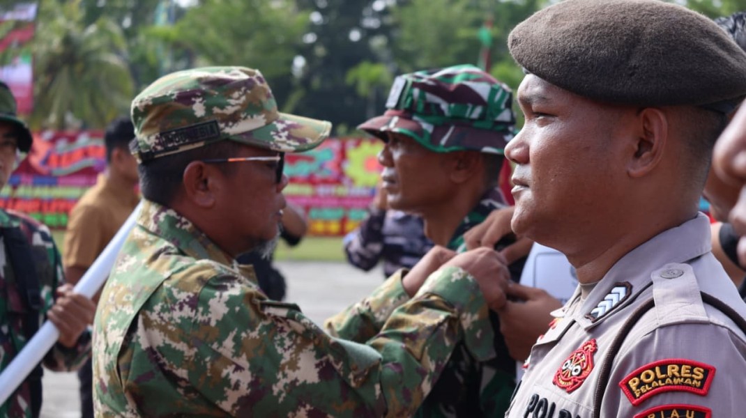 Resmi Dibuka di Pelalawan, TMMD Ke-129 KODIM 0313/KPR Siap Satukan Langkah Membangun Negeri Dari Desa