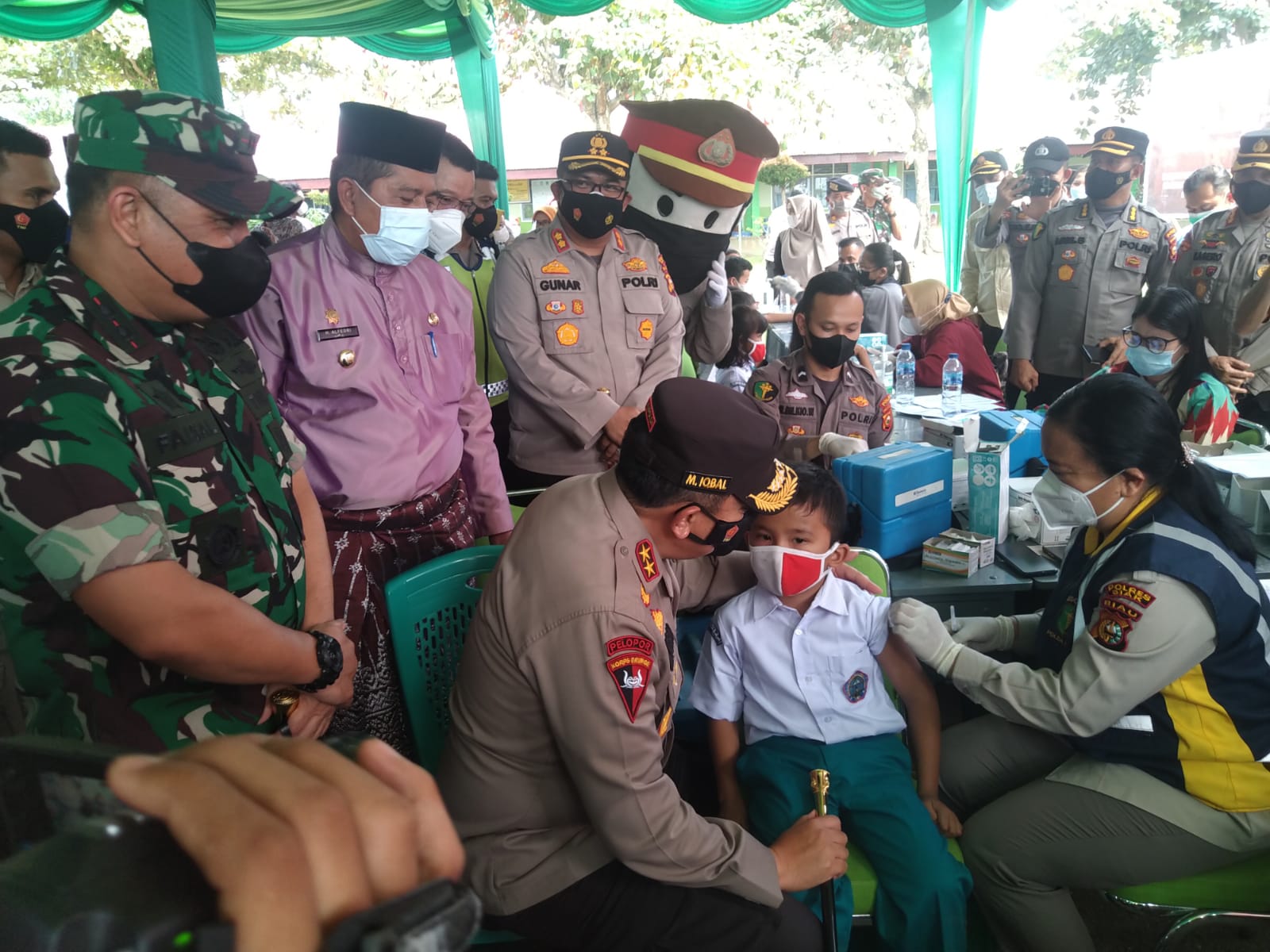 Percepat Vaksinasi, Siak Jadi Lokomotif Vaksinasi Anak di Riau