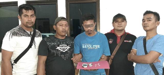 Polsek Lubuk Batu Jaya Amankan Pelaku Pengguna Narkoba