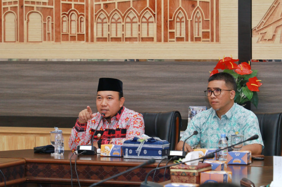 Evaluasi Data SPBE, Wabup Husni Minta Penghulu Dukung Penuh Tugas Mahasiswa Kukerta