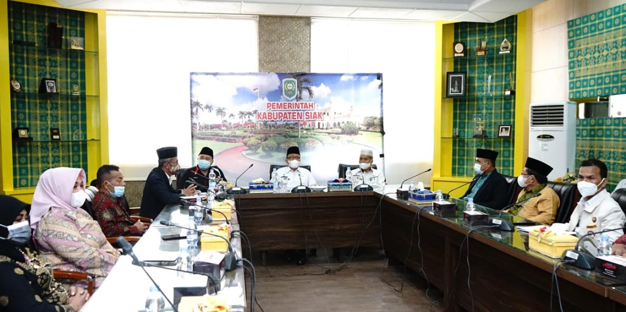 Sekda  Siak Terima kunjungan FPK Provinsi Riau