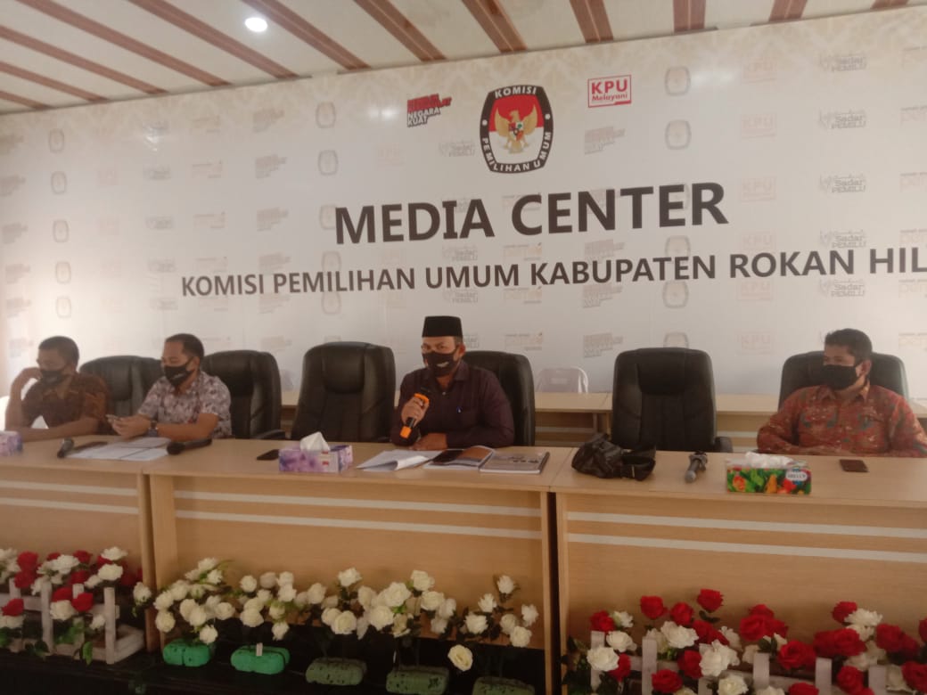 Pendaftaran Paslon Cakada Dibuka Selama 3 Hari, KPUD Rohil Terapkan Prokes Ketat