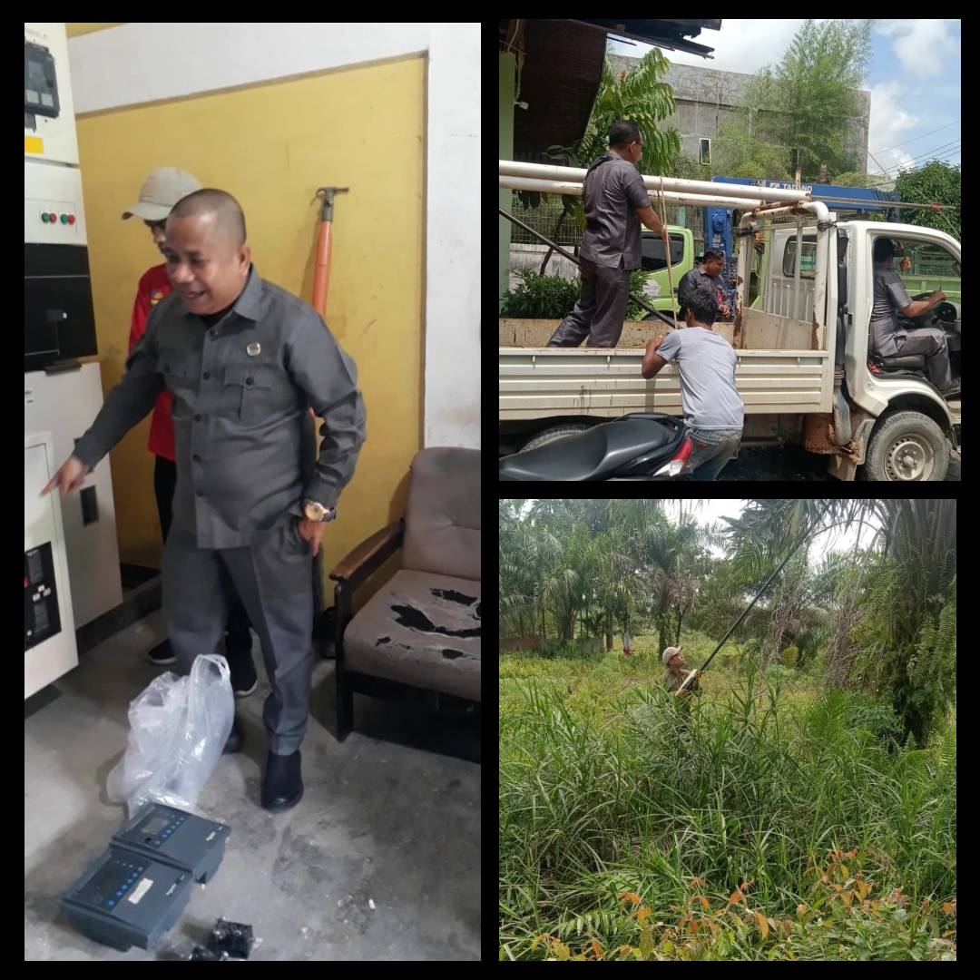 Dirut BUMD Tinjau dan Pastikan Gardu Hubung dan Link Jaringan Listrik di Lapangan Baik