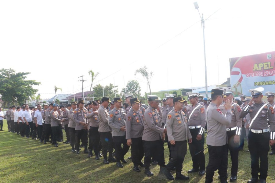 Kapolres Pelalawan Gelar Halal Bihalal Bersama Personil Polres Pelalawan
