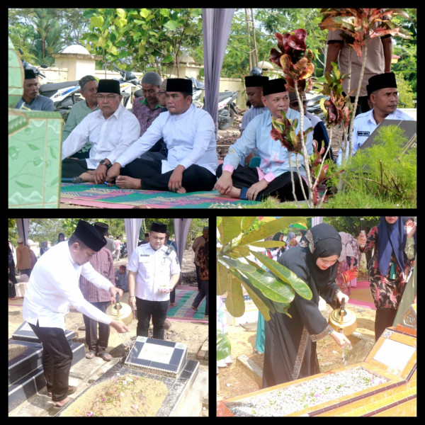 Bupati Pelalawan Lakukan Ziarah Kubur Dalam Rangka Menyambut Bulan Ramadhan