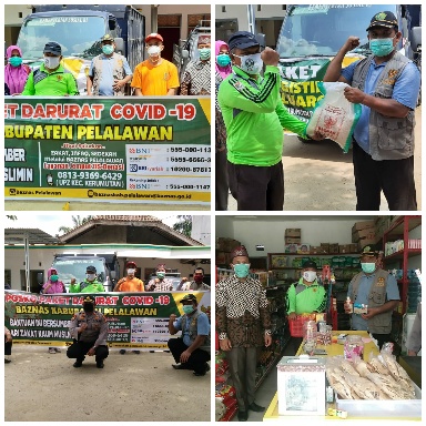 Terdampak Covid-19, Kepala Kemenag Pelalawan Serahkan Bantuan Dari Baznas ke Warga di Kerumutan